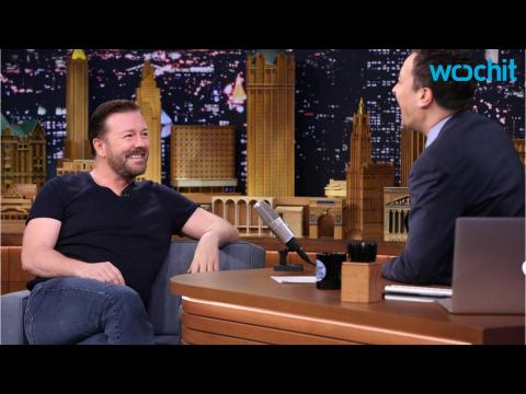 VIDEO : Jimmy Fallon and Ricky Gervais Get the Giggles During Their 