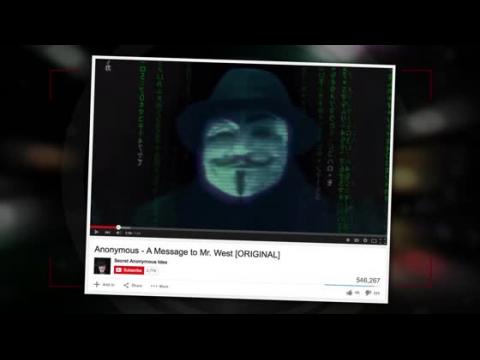 VIDEO : Les pirates Anonymous attaquent Kanye West dans une nouvelle vido