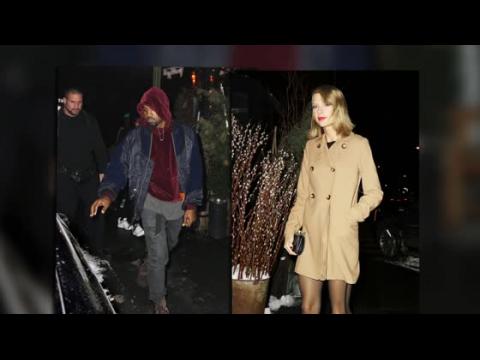 VIDEO : Taylor Swift And Kanye West Dine Out To Discuss Musical Collaboration