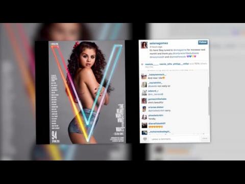 VIDEO : Selena Gomez sale topless en portada y habla sobre Bieber