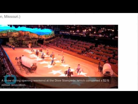 VIDEO : Dolly parton's dixie stampede unveils $2.5-million redesign