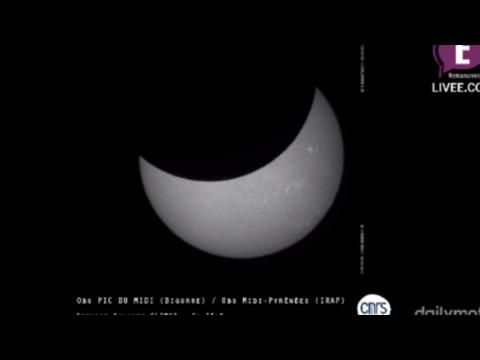 Time-lapse : revoir l'éclipse en 60 secondes chrono