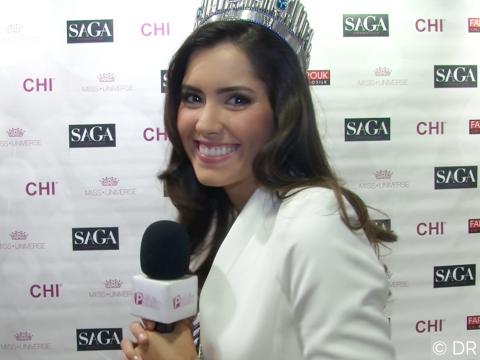 VIDEO : Exclu Vido : Paulina Vega : Camille Cerf, les hommes franais, la polmique sur Miss Japon.
