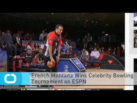 VIDEO : French montana wins celebrity bowling tournament on espn