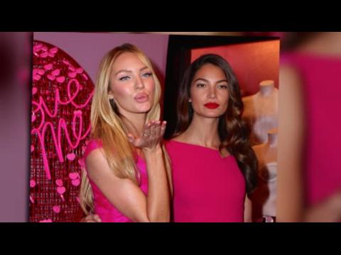 VIDEO : Victoria's Secret's Candice Swanepoel and Lily Aldridge Give Cupid A Hand