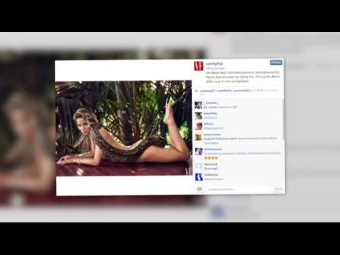 VIDEO : Jennifer Lawrence Poses Nude With A Snake For Vanity Fair