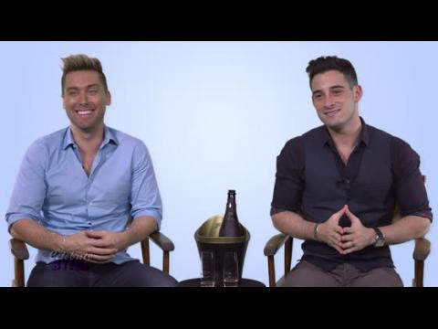 VIDEO : Lance Bass And Michael Turchin Say Their Wedding Special Lance Loves Michael Is 'Much Bigger