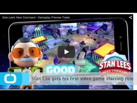 VIDEO : Stan lee gets his first video game starring role