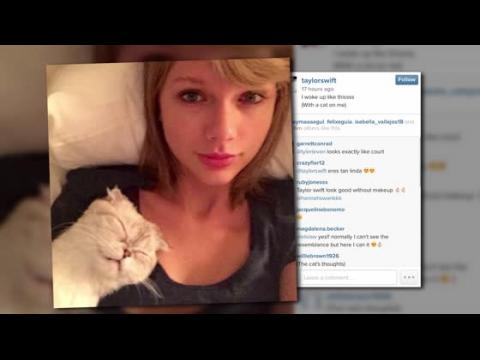 VIDEO : Taylor Swift aun se despierta como una amante de gatos