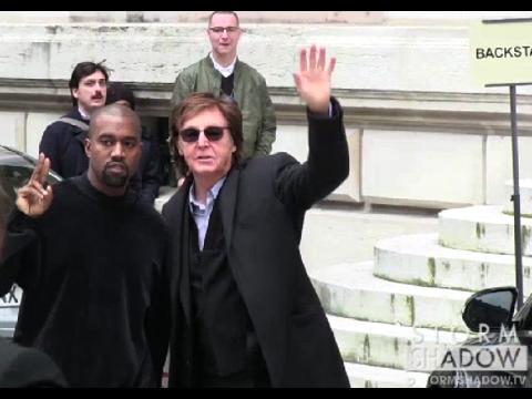 VIDEO : Vido : Kanye West & Paul McCartney complices au dfil de Stella McCartney