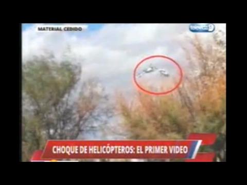Crash en Argentine : les images du choc entre les hélicoptères