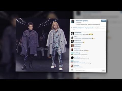 VIDEO : Owen Wilson & Ben Stiller Announce Zoolander 2 At Paris Fashion Week