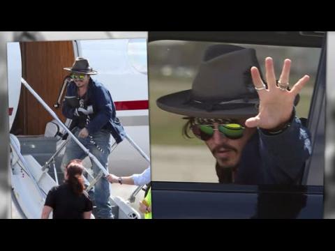 VIDEO : Johnny Depp s'est bless en tournage et est rentr aux tats-Unis pour se faire soigner