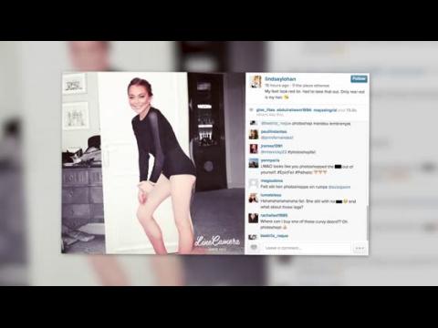 VIDEO : Lindsay Lohan's Booty Shot Photoshop Fail Goes Viral