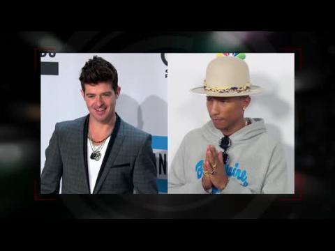 VIDEO : Robin Thicke and Pharrell Williams Owe $7.3M For 'Blurred Lines' Copyright Infringement