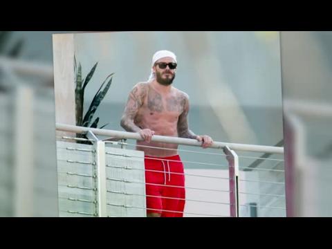 VIDEO : David Beckham dvoile son physique d'athlte  Miami