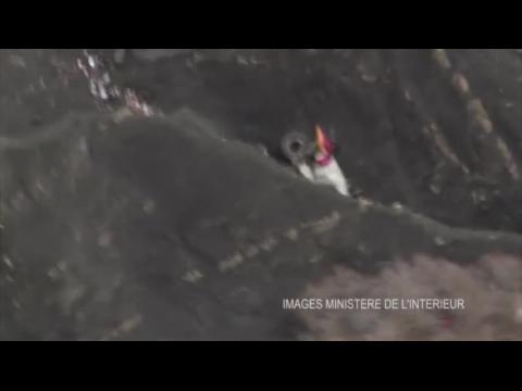 Parmi les dÃ©bris, le train d'atterrissage de l'A320 de Germanwings