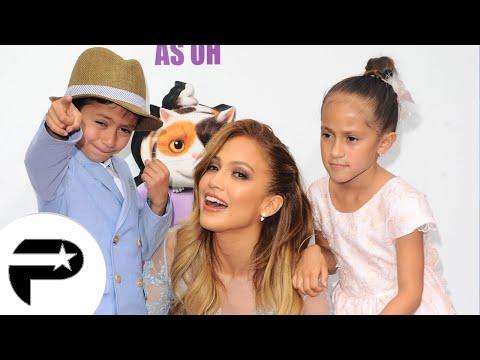 VIDEO : Jennifer Lopez : Radieuse avec ses enfants pleurnichards.