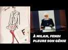 Karl Lagerfeld honoré par Fendi à la Fashion Week de Milan