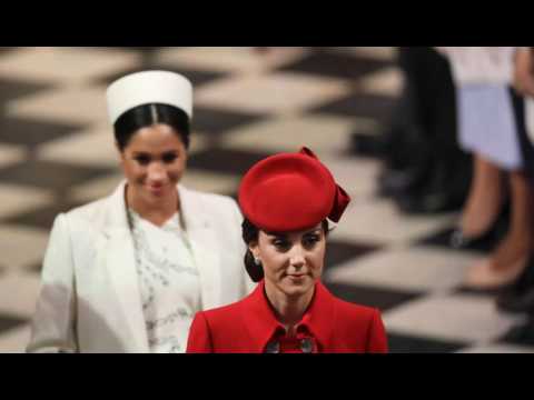 VIDEO : Meghan Markle et Kate Middleton rivalisent d?lgance et de beaut pour la journe du Common