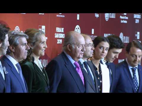VIDEO : Juan Carlos I reaparece con un moratn en el ojo izquierdo