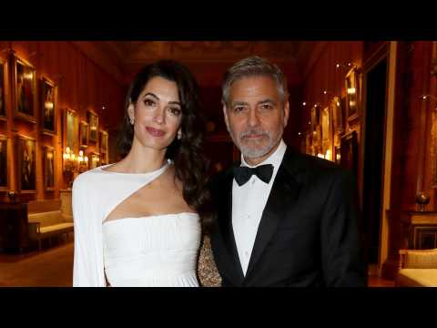 VIDEO : Amal And George Clooney Attend Dinner At Buckingham Palace With Prince Charles