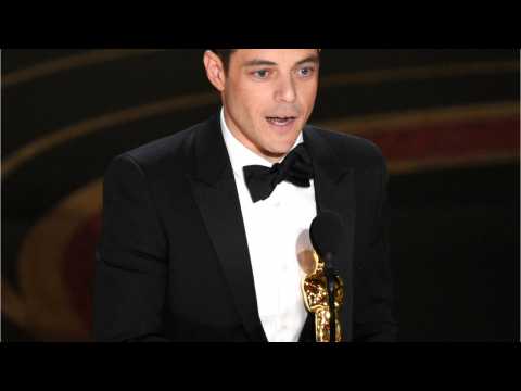 VIDEO : Rami Malek Falls Off Stage After Receiving Oscar, Treated By Paramedics
