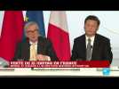 REPLAY - Discours de Jean-claude Juncker lors de la réunion à l'Élysée avec Xi Jinping, Macron et Merkel