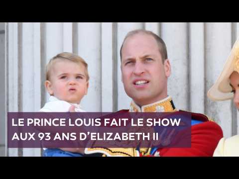 VIDEO : Le petit Prince Louis fait le show pour les 93 ans d'Elizabeth II