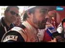 Fernando Alonso au pesage des 24 Heures du Mans