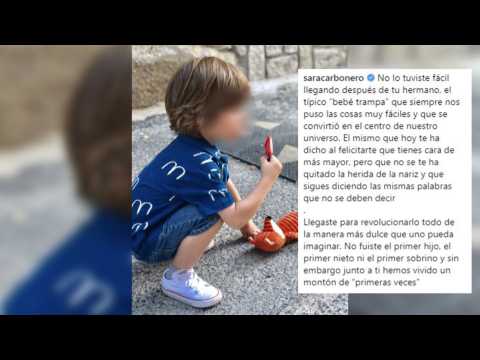VIDEO : Sara Carbonero felicita con un bonito texto a su hijo Lucas