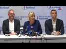 Marine Le Pen : "nous apprécions que les LR soient obligés de se montrer tels qu'ils sont, soit des nationaux soit des mondialistes"