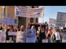 Conseil municipal de Marseille : près d'une centaine de manifestants devant la mairie