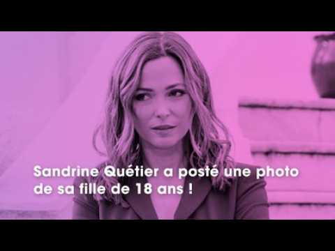 VIDEO : Sandrine Qutier : elle prsente sa fille de 18 ans et c?est... son sosie !
