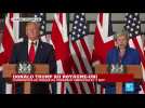 Conférence de presse de Donald Trump et Theresa May au Royaume-Uni