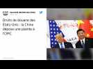 Droits de douane: face à Trump, la Chine en appelle à l'OMC