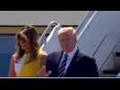 Donald Trump arrive à Biarritz : les images