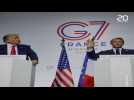 G7: Emmanuel Macron et Donald Trump font le bilan du sommet