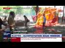 Nantes : un théâtre de rue incendié par des manifestants lors de l'hommage à Steve