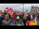 Le Courrier de l'Ouest - clapping des manifestants à Niort le 9 janvier 2020