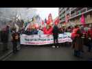 LILLE : Manifestation contre la reforme des retraites