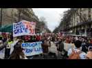 A Paris, des dizaines de milliers de manifestants contre la reforme des retraites