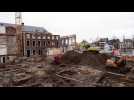 Des maisons médiévales découvertes sous la future extension du Parlement wallon à Namur