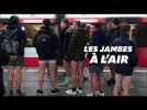 La journée sans pantalon a permis aux usagers d'être (très) à l'aise dans le métro