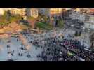 Retraites : fin de la manifestation à Marseille, début des animations Porte d'Aix
