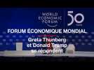 Forum économique mondial : les discours de Gretha Thunberg et Donald Trump