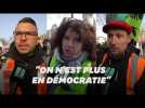 Retraites: ces manifestants répondent à Macron qui leur suggère de tester la dictature
