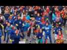 Flashmob contre la réforme des retraites à Toulon