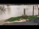 Tempête Gloria - l'Agly à Rivesaltes