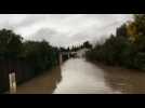 Tempête Gloria dans les Pyrénées-Orientales : le village de Claira sous les eaux ce jeudi matin